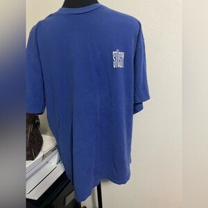 Stussy Royal Blue Short-Sleeve Logo Tee
